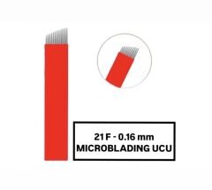 21F - 0.16mm Kırmızı Microblading Kalemi Değiştirilebilir Uç ( İğne )