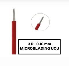 3R - 0.16 mm Kırmızı Microblading Kalemi Değiştirilebilir Uç (İğne)
