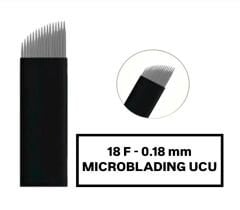 18F - 0.18mm Siyah Microblading Kalemi Değiştirilebilir Uç ( İğne )