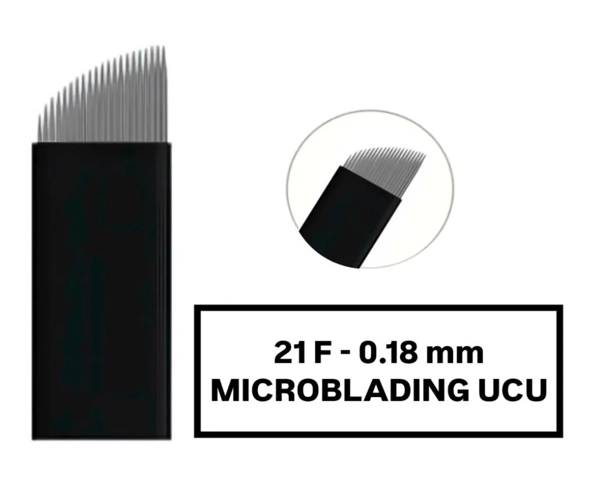21F - 0.18mm Siyah Microblading Kalemi Değiştirilebilir Uç (İğne)