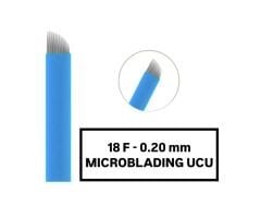 18F - 0.20mm Mavi Microblading Kalemi Değiştirilebilir Uç (İğne)