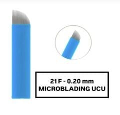 21F - 0.20mm Mavi Microblading Kalemi Değiştirilebilir Uç (İğne)