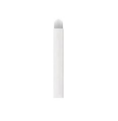 9U - 0.25mm Beyaz Microblading Kalemi Değiştirilebilir Kartuş Uç (İğne)