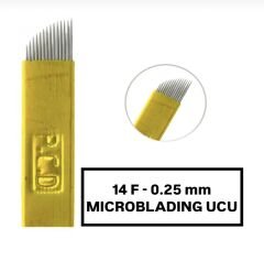 14F - 0.25mm PCD Microblading Kalemi Değiştirilebilir Uç ( İğne )