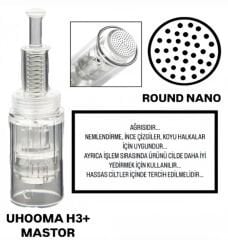 Uhooma H3+ -Mastor - NANO Değiştirilebilir Kartuş Dermapen Ucu (İğne)