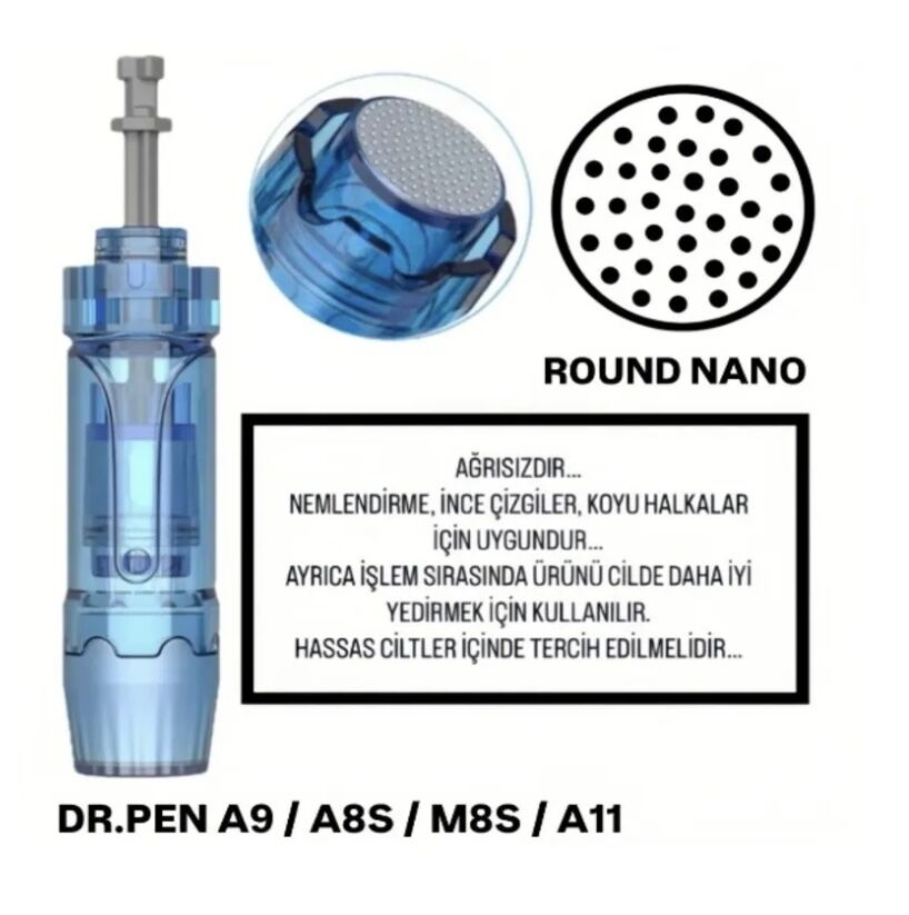 Dr.Pen A9 / A8S / M8S / A11 - NANO Değiştirilebilir Kartuş Dermapen Ucu (İğne)