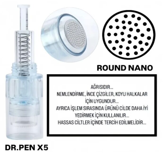 Dr.Pen X5 - NANO Değiştirilebilir Kartuş Dermapen Ucu (İğne)