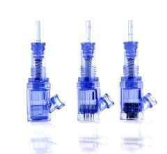 Mavi Vidalı 12 PIN Değiştiştirilebilir Kartuş Dermapen Ucu (İğne)