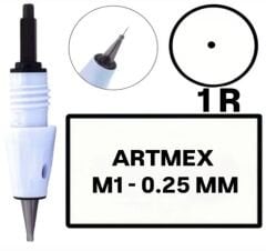 Artmex - M1 ( R1 ) - 0.25mm Değiştirilebilir Kartuş Kalıcı Makyaj Ucu (İğne)
