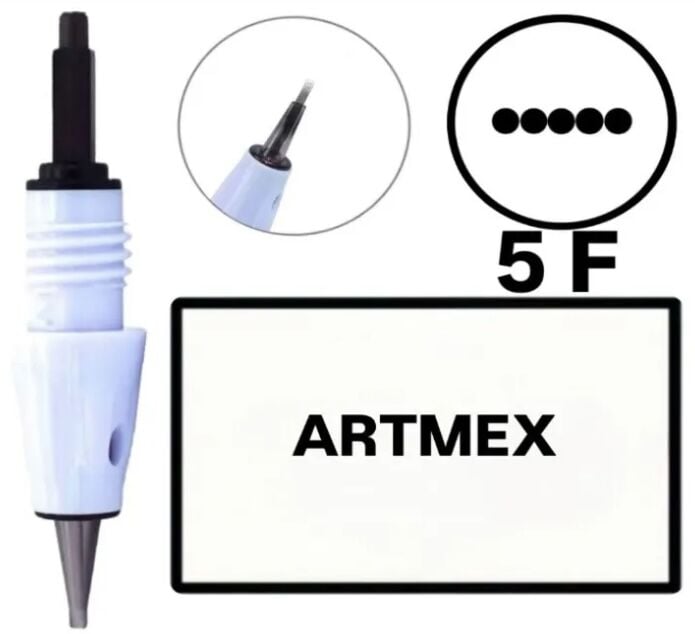 Artmex - F5 Değiştirilebilir Kartuş Kalıcı Makyaj Ucu (İğne)