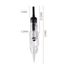 Nouvea Contour - Goochie M8 Uyumlu-0.30mm-R1 Değiştirilebilir Kartuş Kalıcı Makyaj Ucu (İğne)