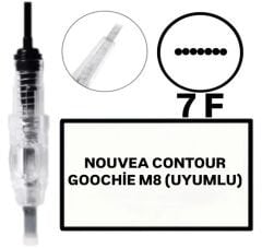 Nouvea Contour - Goochie M8 Uyumlu-F7 Değiştirilebilir Kartuş Kalıcı Makyaj Ucu (İğne)