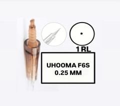 Uhooma F6S - 0.25mm - R1 Değiştirilebilir Kartuş Kalıcı Makyaj Ucu ( İğne )