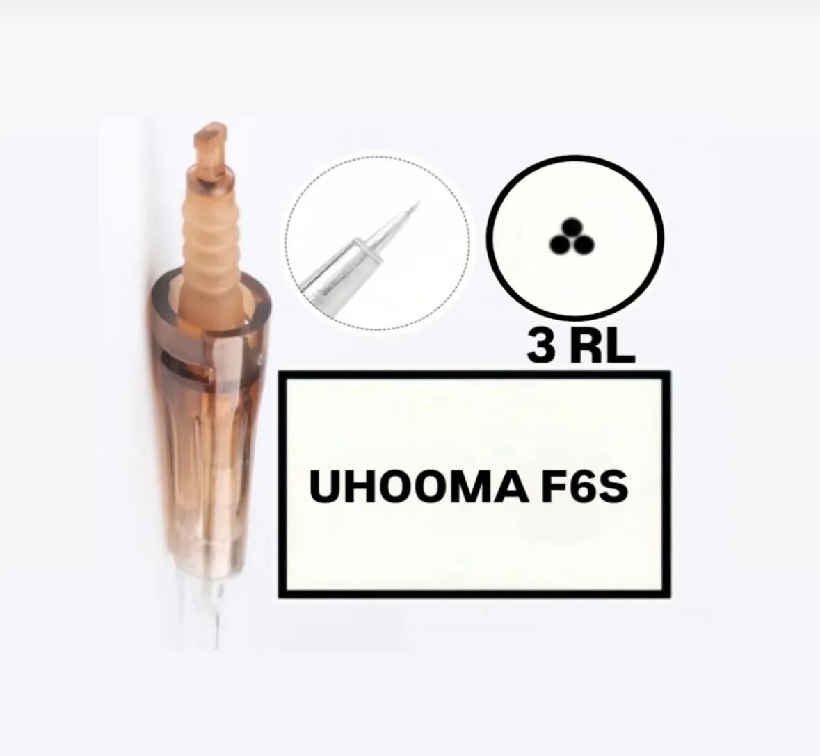 Uhooma F6S - R3 Değiştirilebilir Kartuş Kalıcı Makyaj Ucu (İğne)
