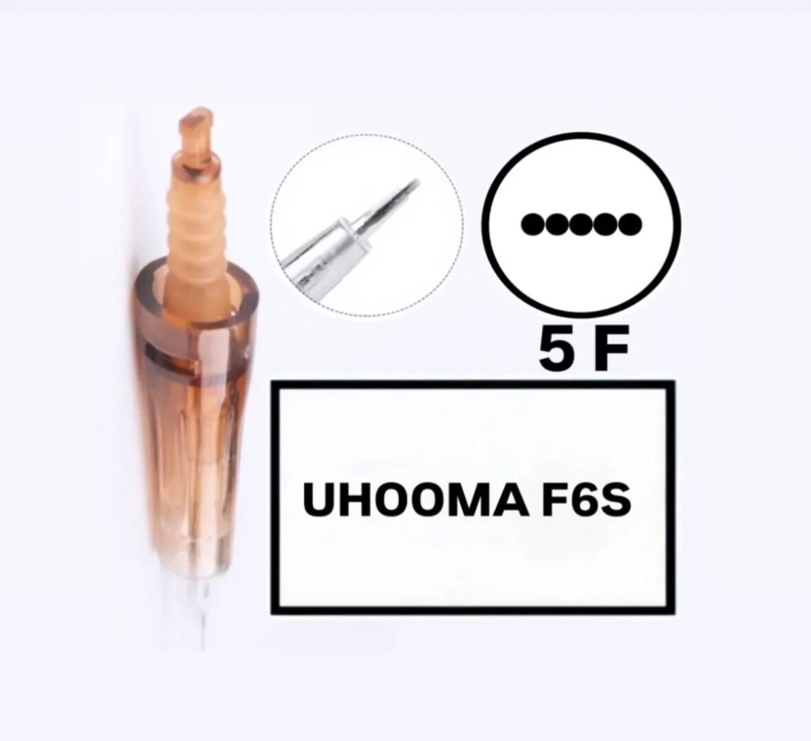 Uhooma F6S - F5 Değiştirilebilir Kartuş Kalıcı Makyaj Ucu (İğne)