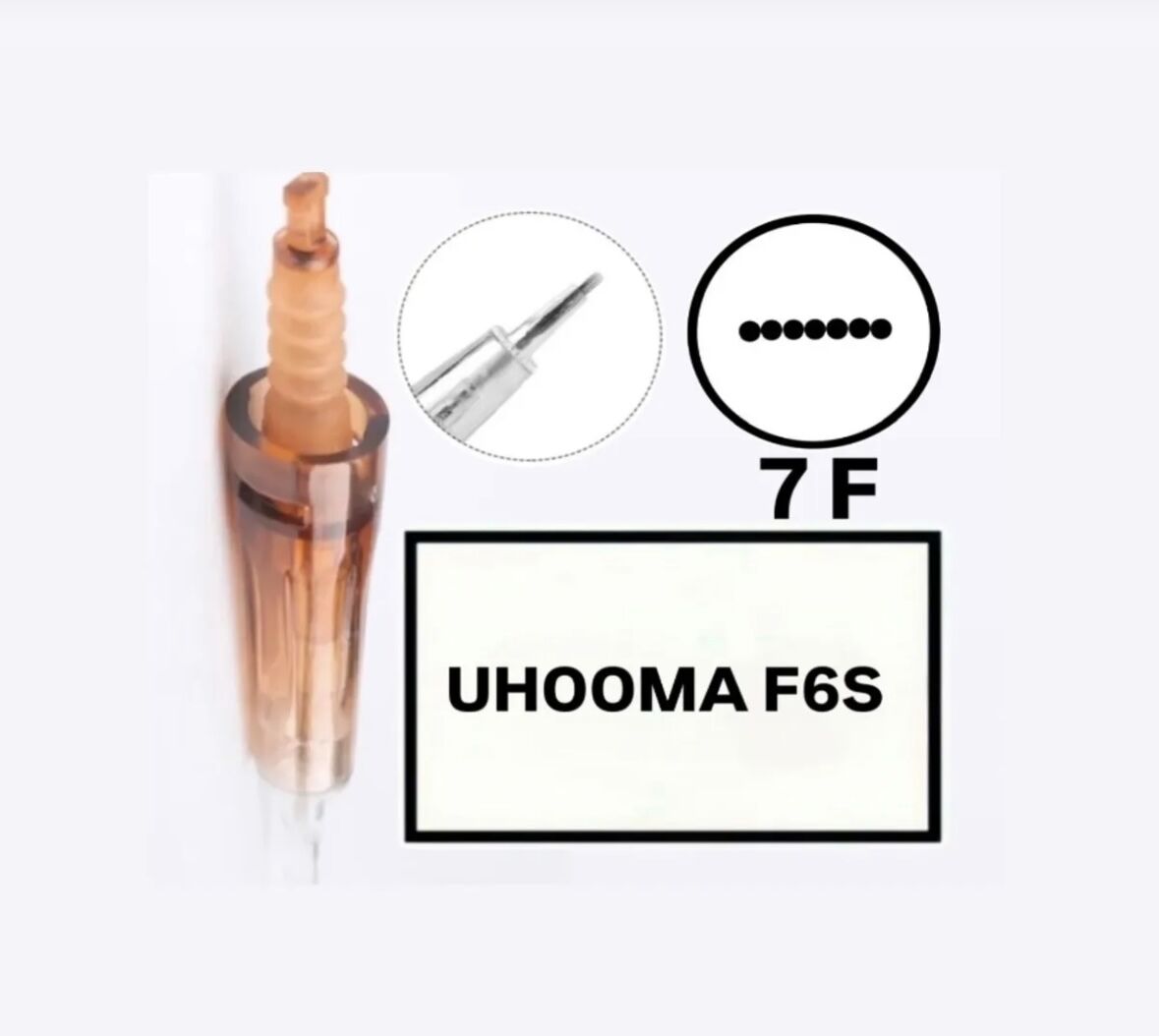 Uhooma F6S - F7 Değiştirilebilir Kartuş Kalıcı Makyaj Ucu (İğne)
