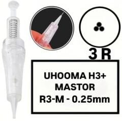 Mastor - Uhooma H3+ - Uyumlu 0.25mm - (R3-M) R3 Değiştirilebilir Kartuş Kalıcı Makyaj Ucu