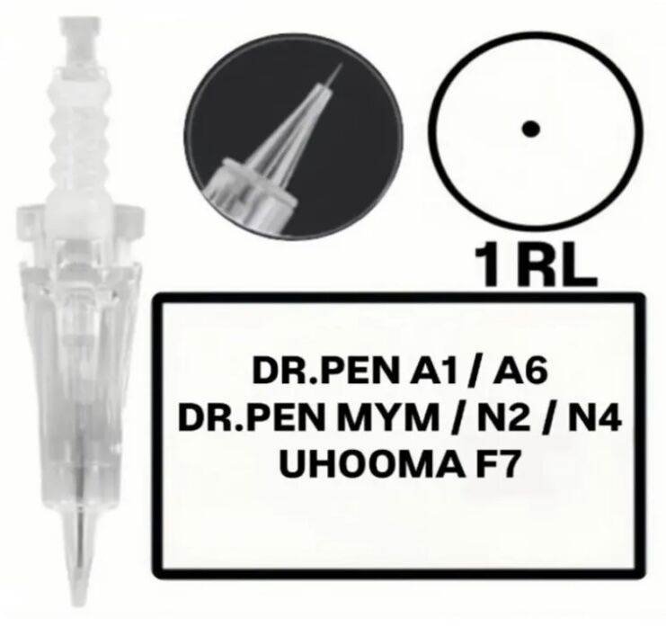 Dr.Pen A1-A6-MYM-N2-N4-Uhooma F7 Uyumlu - R1 Değiştirilebilir Kartuş Kalıcı Makyaj Ucu (İğne)