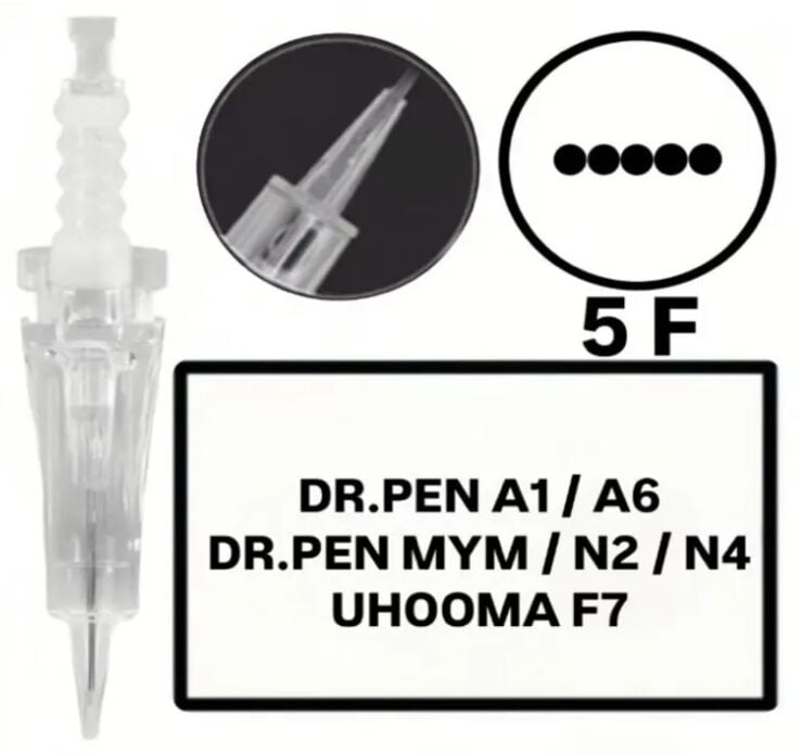 Dr.Pen A1-A6-MYM-N2-N4-Uhooma F7 Uyumlu F5 Değiştirilebilir Kartuş Kalıcı Makyaj Ucu (İğne)