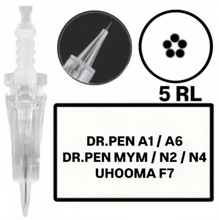 Dr.Pen A1-A6-MYM-N2-N4-Uhooma F7 Uyumlu R5 Değiştirilebilir Kartuş Kalıcı Makyaj Ucu (İğne)