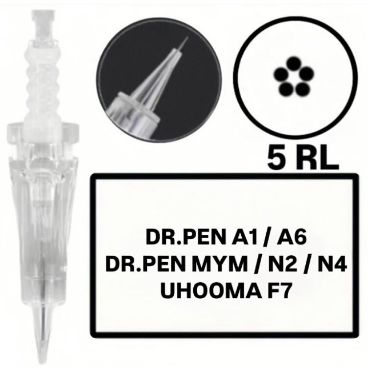 Dr.Pen A1-A6-MYM-N2-N4-Uhooma F7 Uyumlu R5 Değiştirilebilir Kartuş Kalıcı Makyaj Ucu (İğne)
