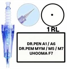 Dr.Pen A1-A6-MYM-M5-M7-Uhooma F7 Uyumlu R1 Değiştirilebilir Kartuş Kalıcı Makyaj Ucu ( İğne )