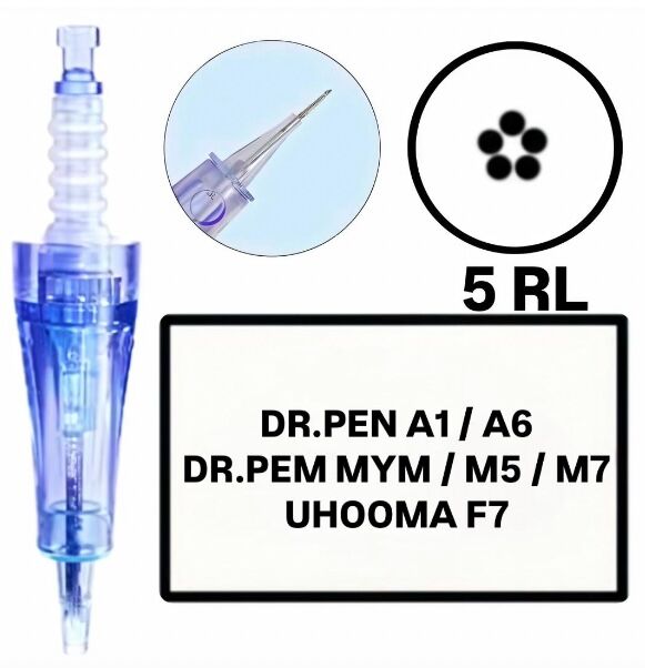Dr.Pen A1-A6-MYM-M5-M7-Uhooma F7 Uyumlu R5 Değiştirilebilir Kartuş Kalıcı Makyaj Ucu (İğne)