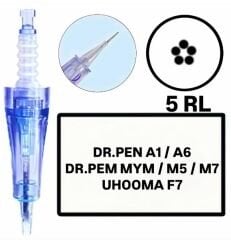 Dr.Pen A1-A6-MYM-M5-M7-Uhooma F7 Uyumlu R5 Değiştirilebilir Kartuş Kalıcı Makyaj Ucu ( İğne )