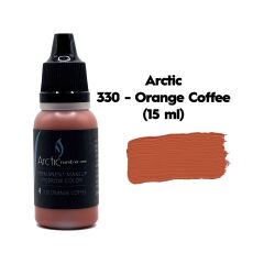 ARCTIC 330 ORANGE COFFEE - ( Turuncu Kahverengi ) Kalıcı Makyaj Pigmenti 15ml.
