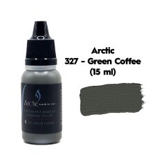 ARCTIC 327 GREEN COFFEE - ( Haki - Yeşil Kahverengi ) Kalıcı Makyaj Pigmenti 15ml.