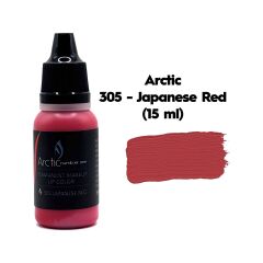 ARCTIC 305 - JAPANESE RED ( Japon Kırmızısı ) Kalıcı Makyaj Pigmenti 15ml.