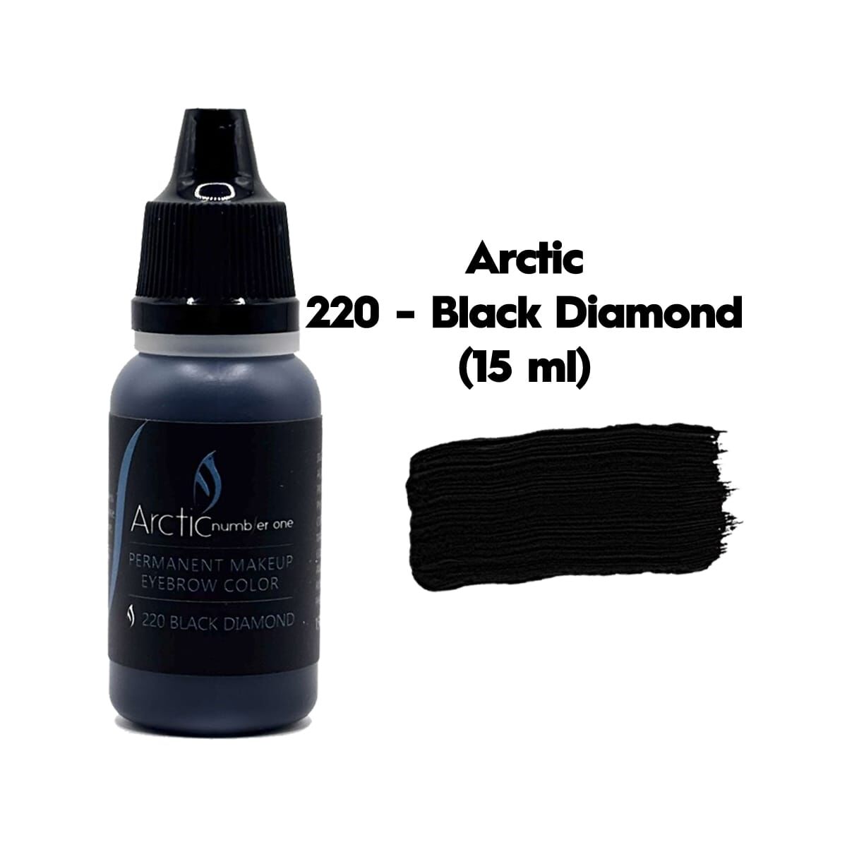 ARCTIC 220 BLACK DIAMOND - ( Ekstra Siyah ) Kalıcı Makyaj Pigmenti 15ml.