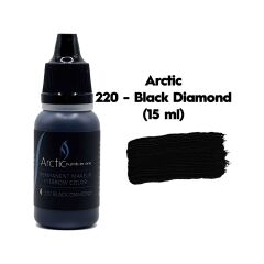 ARCTIC 220 BLACK DIAMOND - ( Ekstra Siyah ) Kalıcı Makyaj Pigmenti 15ml.
