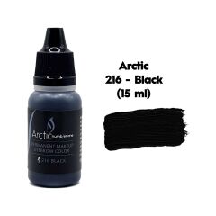ARCTIC 216 BLACK - ( Siyah ) Kalıcı Makyaj Pigmenti 15ml.