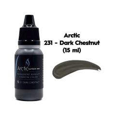 ARCTIC 231 DARK CHESTNUT - ( Koyu Kestane ) Kalıcı Makyaj Pigmenti 15ml.