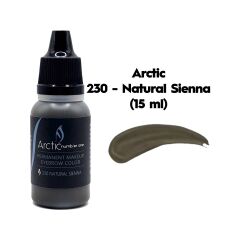 ARCTIC 230 NATURAL SIENNA - ( Kahverengi ) Kalıcı Makyaj Pigmenti 15ml.