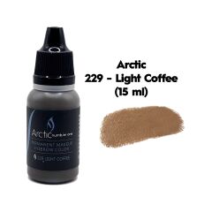 ARCTIC 229 LIGHT COFFEE - ( Açık Kahverengi ) Kalıcı Makyaj Pigmenti 15ml.