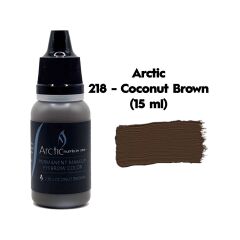 ARCTIC 218 COCONUT BROWN - ( Hindistancevizi Kahvesi Koyu ) Kalıcı Makyaj Pigmenti 15ml.