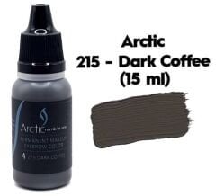 ARCTIC 215 DARK COFFEE - ( Koyu Kahverengi ) Kalıcı Makyaj Pigmenti 15ml.