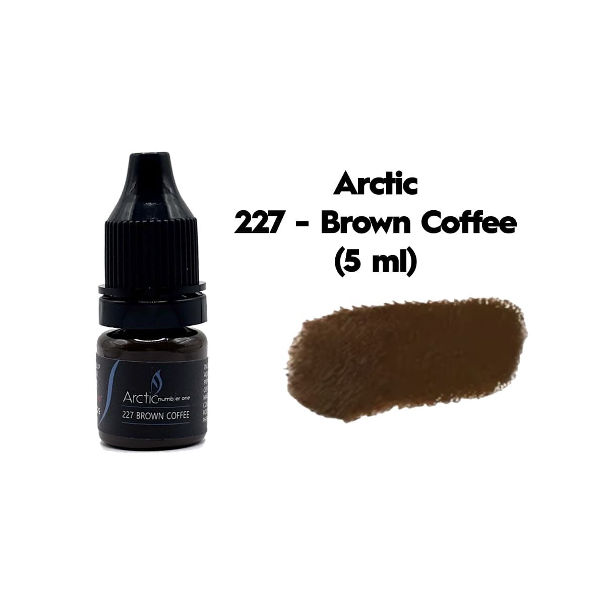 ARCTIC 227 BROWN COFFEE - ( Esmerlere Kahverengi ) Kalıcı Makyaj Pigmenti 5ml.