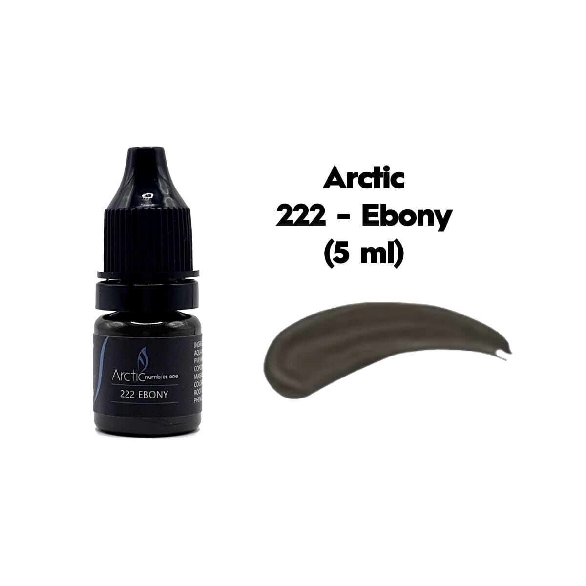 ARCTIC 222 EBONY - ( Abanoz ) Kalıcı Makyaj Pigmenti 5ml.