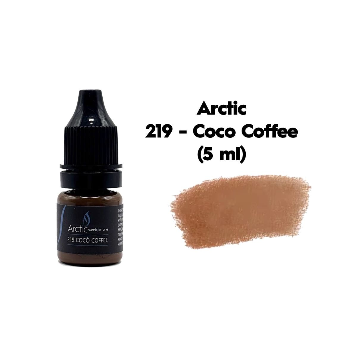 ARCTIC 219 COCO COFFEE - ( Hindistancevizi Kahve Açık ) Kalıcı Makyaj Pigmenti 5ml.