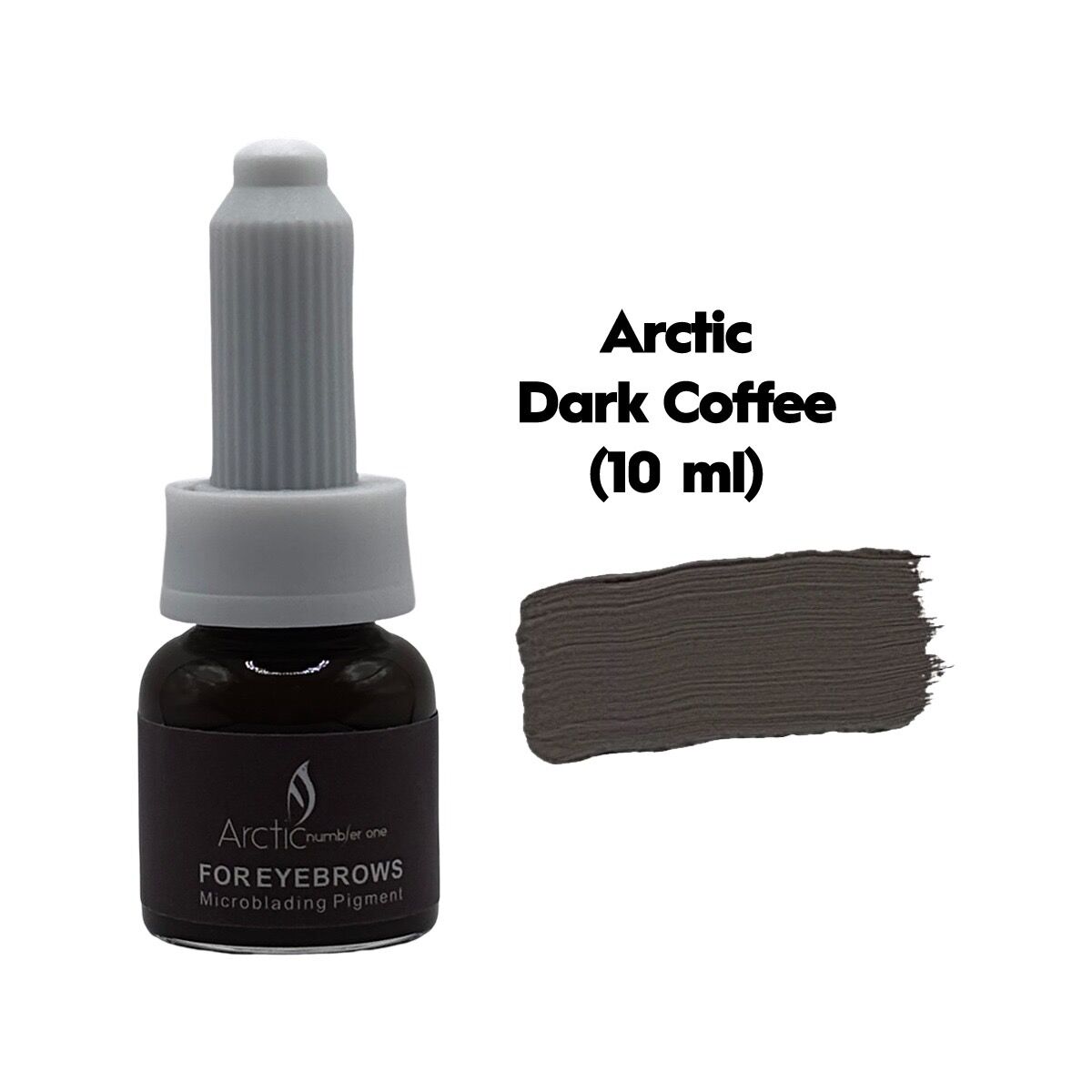 ARCTIC 10ml. DARK COFFEE - (Koyu Kahverengi) Kalıcı Makyaj Microblading Pigmenti
