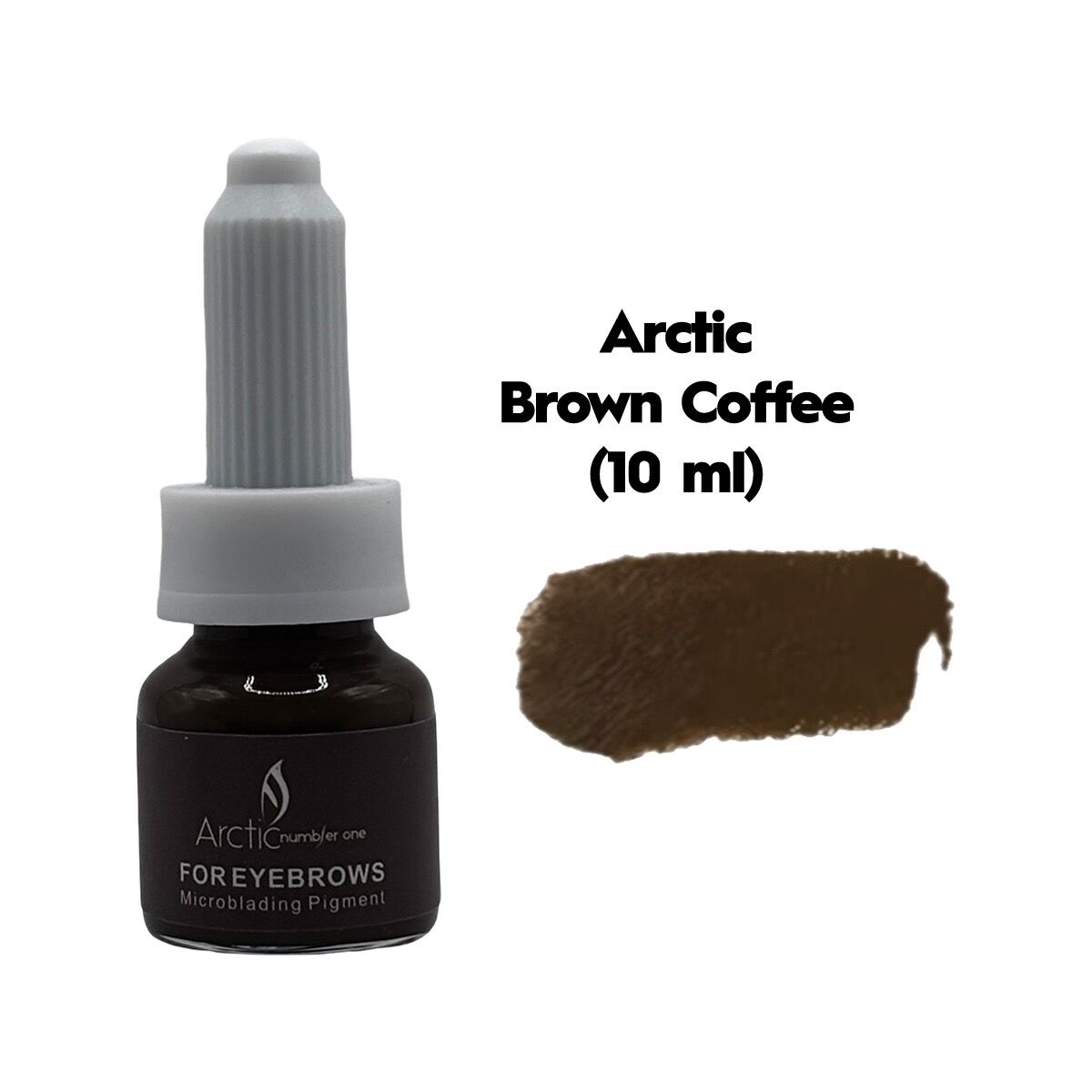 ARCTIC 10ml. BROWN COFFEE - (Esmerlere Kahverengi) Kalıcı Makyaj Microblading Pigmenti