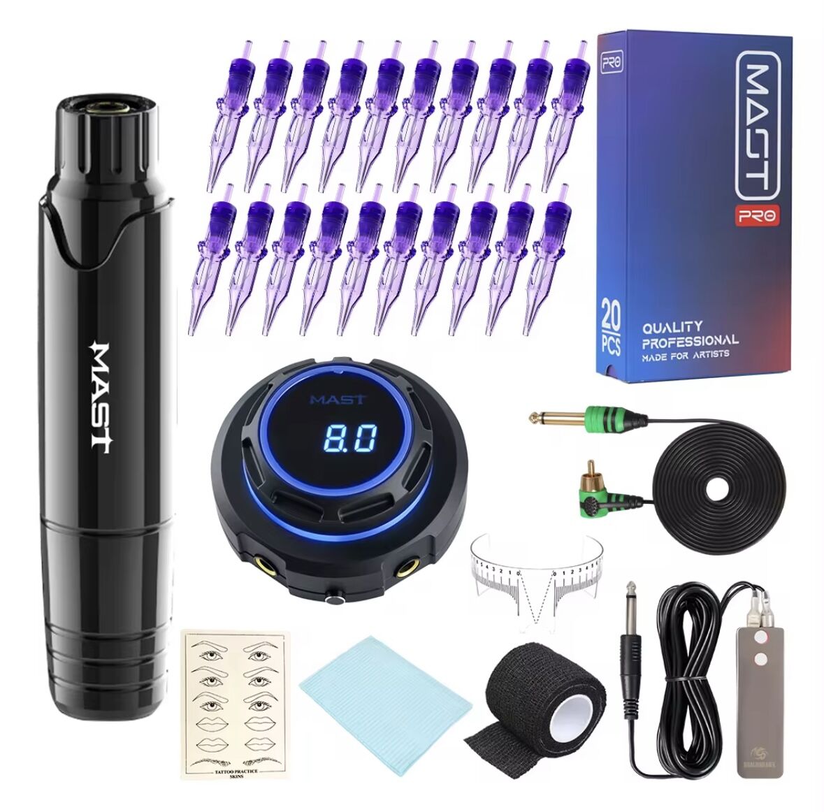 MAST P10 KALICI MAKYAJ CİHAZI SETİ (BLACK)