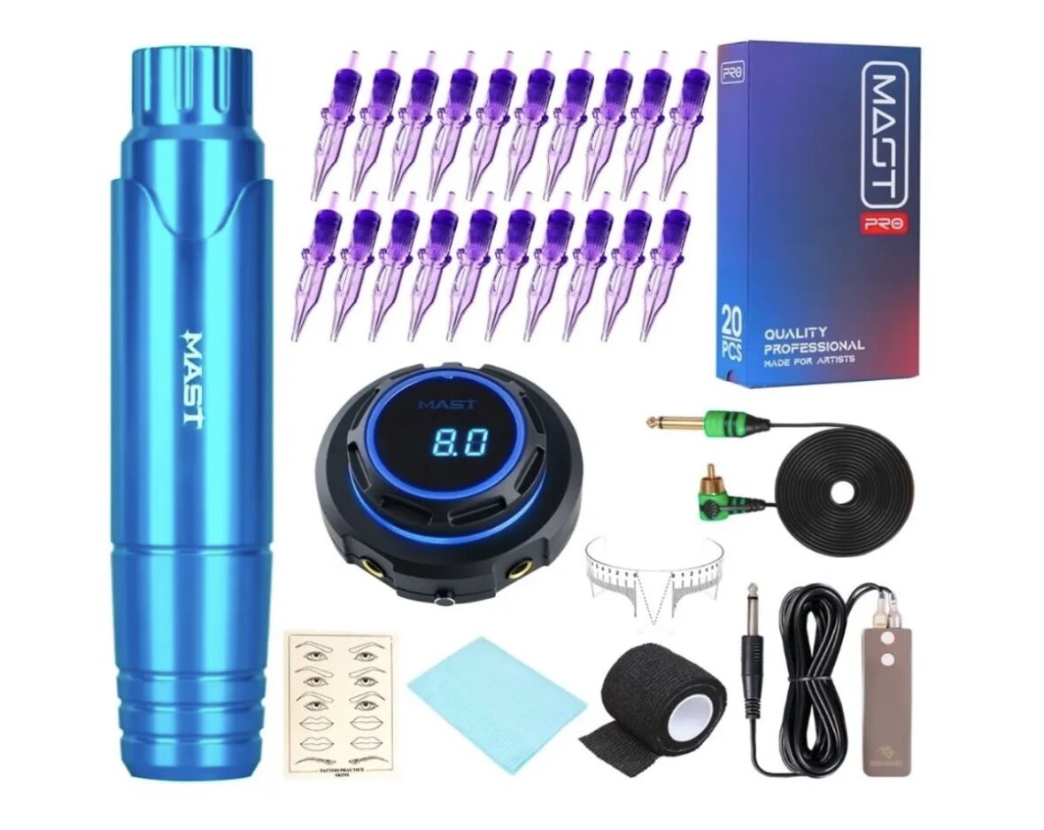 MAST P10 KALICI MAKYAJ CİHAZI SETİ (LIGHT BLUE)