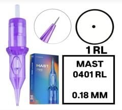 MAST PRO - 0401 - RL - 0.18mm - TATTOO VE KALICI MAKYAJ İĞNESİ