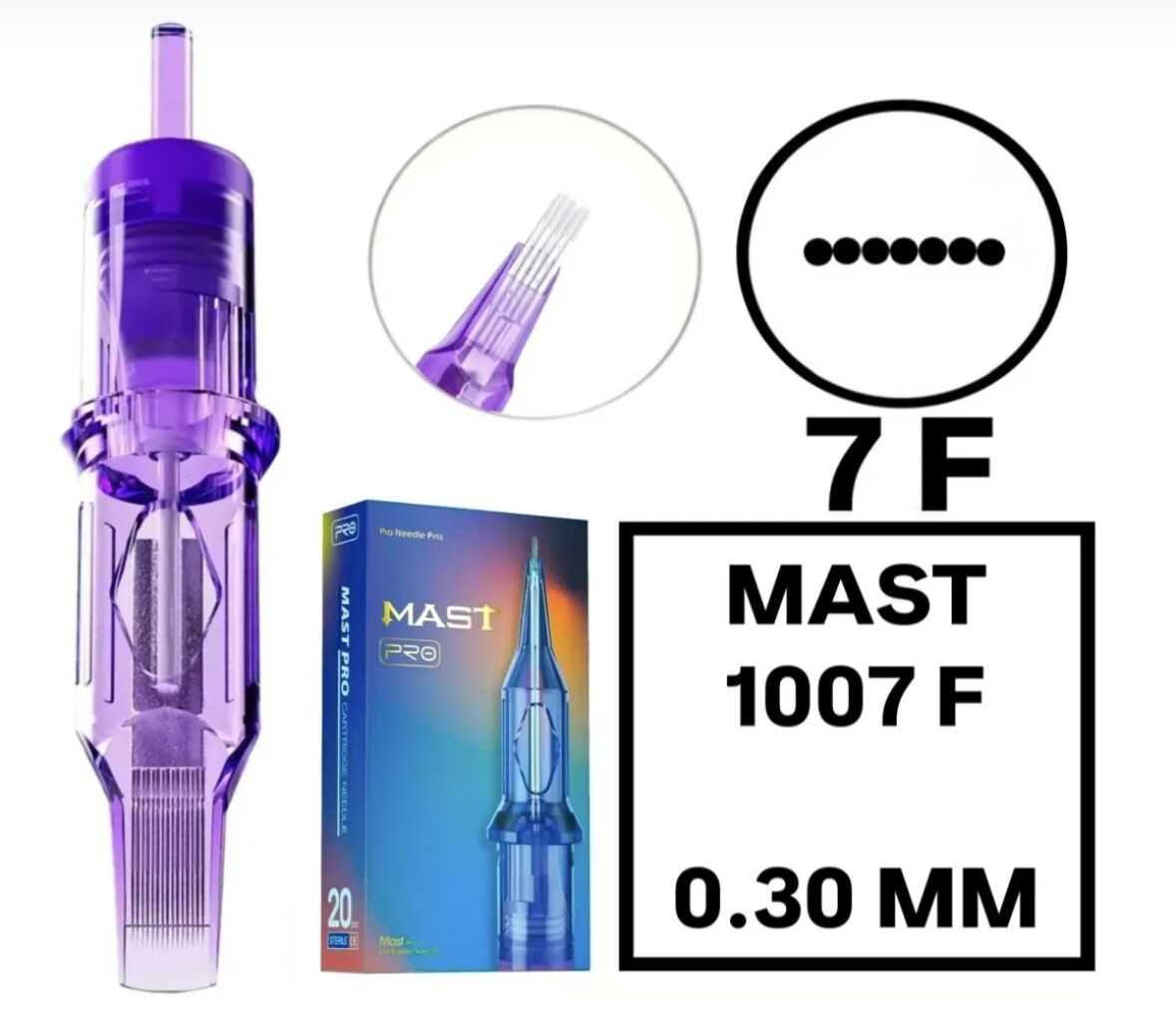 MAST PRO 1007 - F - 0.30mm TATTOO VE KALICI MAKYAJ İĞNESİ