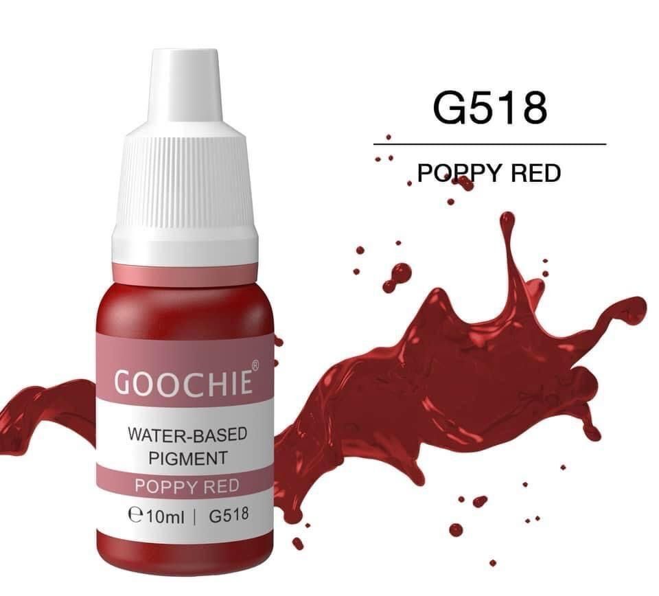 GOOCHIE G518 Poppy Red - Water - Based (Gelincik Kırmızısı - Su Bazlı)
