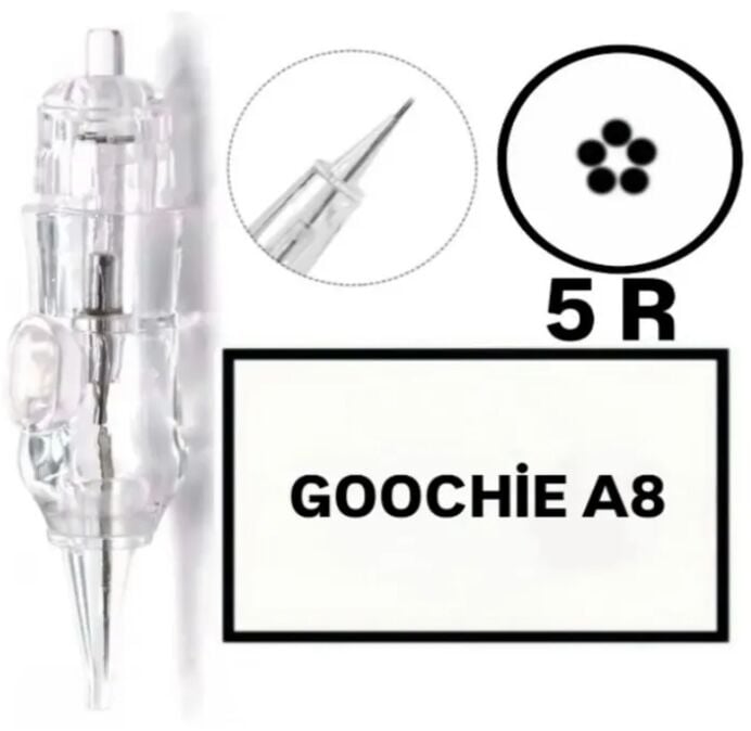 GOOCHIE A8 - R5 Değiştirilebilir Kartuş Kalıcı Makyaj Ucu (İğne)